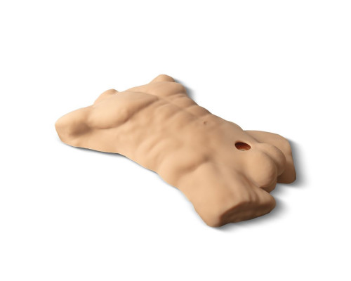 Телесный мужской торс с фаллоимитатором SILEXD Apollo L 7