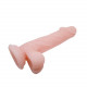 Заказать Телесный фаллоимитатор на присоске Super Dildo - 16,5 см.