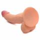 Заказать Телесный фаллоимитатор на присоске 7.5  Dildo with Balls - 21,5 см.