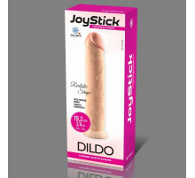 Телесный фаллоимитатор JoyStick на присоске - 19,2 см.