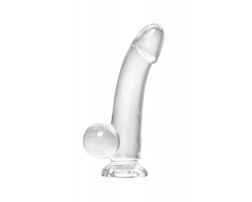 Заказать Прозрачный реалистичный фаллоимитатор Cryst - 15 см.