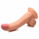 Заказать Телесный фаллоимитатор на присоске 7.5  Dildo with Balls - 21,5 см.