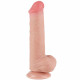 Заказать Телесный фаллоимитатор 8 Sliding Skin Dual Layer Dong - 20,8 см.