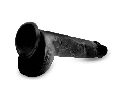 Черный фаллоимитатор Beefy Brad 9’’ Dildo with Balls - 22,4 см.