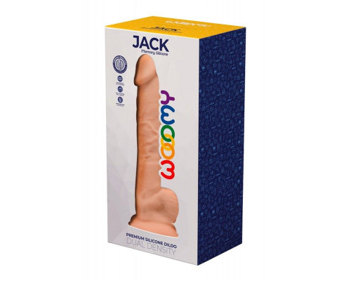 Телесный фаллоимитатор Jack - 23,1 см.