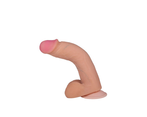 Заказать Телесный фаллоимитатор на присоске F F BEST COCK 7 - 20 см.