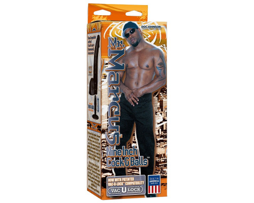 Заказать Реалистичный фаллоимитатор Mr. Marcus  9  R5 Cock   Balls - 22,86 см.