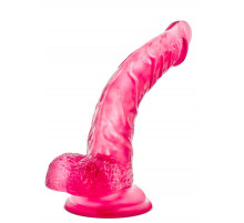 Розовый фаллоимитатор Sweet n Hard 7- 21,59 см.