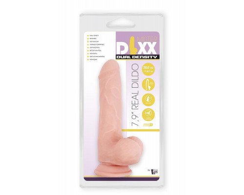 Заказать Телесный фаллоимитатор-реалистик Dual Density Dildo - 20 см.
