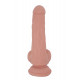Заказать Телесный фаллоимитатор-реалистик Dual Density Dildo - 20 см.