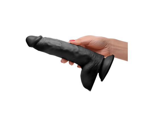 Черный фаллоимитатор Beefy Brad 9’’ Dildo with Balls - 22,4 см.