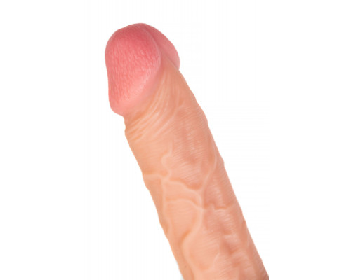 Телесный фаллоимитатор Baz - 19 см.