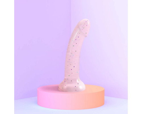 Заказать Фаллоимитатор из жидкого силикона Dildolls Starlight - 17,6 см.