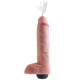 Заказать Телесный фаллоимитатор с функцией семяизвержения 11 Squirting Cock with balls - 27,9 см.