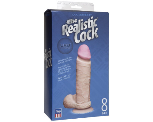 Заказать Ультрареалистичный фаллоимитатор The Realistic Cock ULTRASKYN 8” - 20,57 см.
