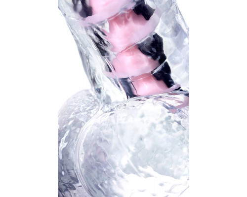 Прозрачный гибкий фаллоимитатор Paret - 18 см.