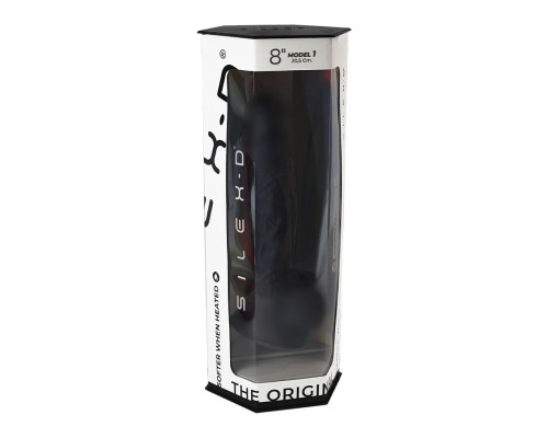 Черный фаллоимитатор SILEXD Model 1 - 20,5 см.