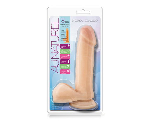 Заказать Телесный фаллоимитатор 8 Inch Sensa Feel Dildo - 20,3 см.