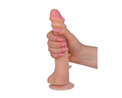 Заказать Фаллоимитатор REAL Standard с шипами - 21 см.