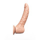Заказать Фаллоимитатор-реалистик на присоске - 19,5 см.
