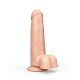Заказать Фаллоимитатор на присоске телесного цвета - 16,5 см.