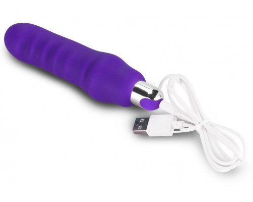 Заказать Фиолетовый вибратор Rechargeable IJOY Silicone Waver - 16,5 см.
