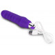 Заказать Фиолетовый вибратор Rechargeable IJOY Silicone Waver - 16,5 см.