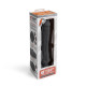 Заказать Черный вибратор-реалистик 8  Girthy Realistic Vibrator - 24,5 см.