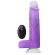 Заказать Фиолетовый вибратор-реалистик Encore 8 Inch Vibrating Dildo - 21,6 см.