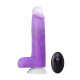 Заказать Фиолетовый вибратор-реалистик Encore 8 Inch Vibrating Dildo - 21,6 см.