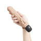 Заказать Телесный вибратор-реалистик 8  Girthy Realistic Vibrator - 24,5 см.