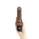 Заказать Коричневый вибратор-реалистик 6  Realistic Vibrator - 17 см.