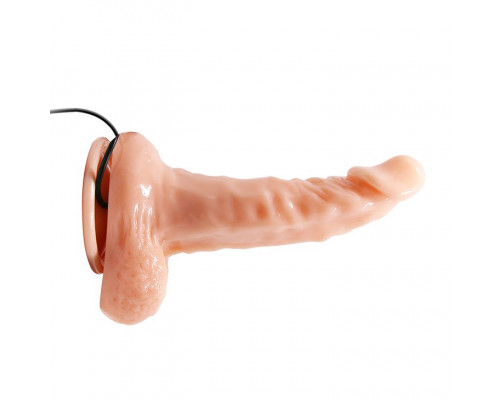 Заказать Вибромассажер-реалистик на присоске - 17 см.