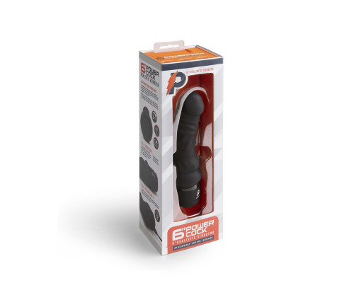 Заказать Черный вибратор-реалистик 6  Realistic Vibrator - 17 см.
