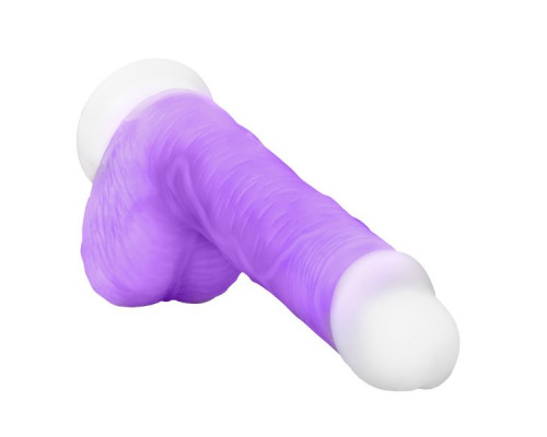 Заказать Фиолетовый вибратор-реалистик Encore 8 Inch Vibrating Dildo - 21,6 см.