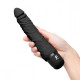 Заказать Черный вибратор-реалистик 7  Realistic Vibrator - 20 см.
