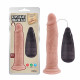 Заказать Телесный вибратор на присоске G-spot Beast Vibrator Dildo - 21,4 см.