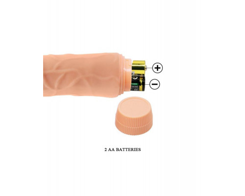 Заказать Телесный вибратор-реалистик Jeff - 19,5 см.