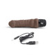 Заказать Коричневый вибратор-реалистик 6  Realistic Vibrator - 17 см.