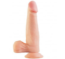 Телесный вибратор-реалистик REAL Standard - 18,5 см.