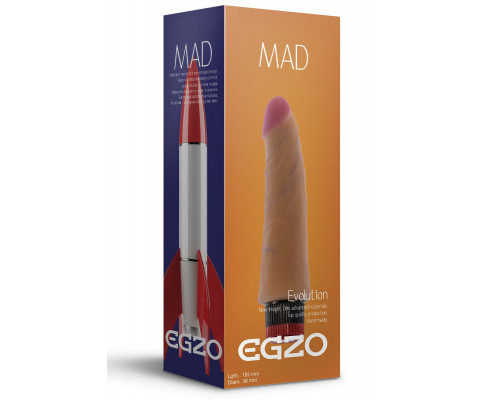 Заказать Реалистичный мультискоростной вибратор без мошонки Mad Rocket - 18,5 см. Заказать Реалистичный мультискоростной вибратор без мошонки Mad Rocket - 18,5 см.