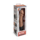 Заказать Кофейный вибратор-реалистик 6.5  Girthy Realistic Vibrator - 19 см.
