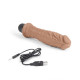 Заказать Кофейный вибратор-реалистик 8  Girthy Realistic Vibrator - 24,5 см.