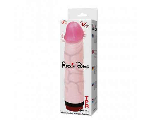 Заказать Вибратор-реалистик Rockin Dong - 21,5 см.