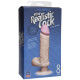 Заказать Вибромассажер-реалистик на присоске The Realistic Cock ULTRASKYN Vibrating 8”- 23,5 см.