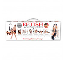 Чёрные секс-качели Spinning Fantasy Swing