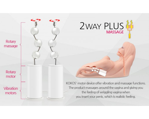 Заказать Реалистичный торс-девушка Hera 3 с тремя тугими отверстиями, вибрацией, ротацией и голосом