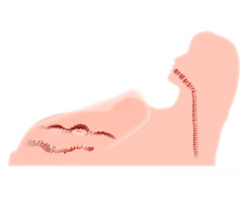 Заказать Реалистичный торс-девушка Hera 3 с тремя тугими отверстиями, вибрацией, ротацией и голосом