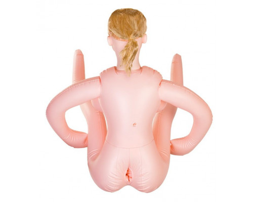 Заказать Надувная секс-кукла LILIANA с реалистичной головой и поднятыми ножками