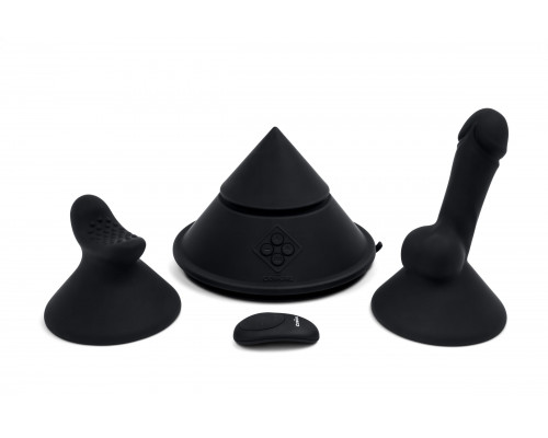 Конусный вибромассажер Cowgirl Cone с 2 насадками Конусный вибромассажер Cowgirl Cone с 2 насадками